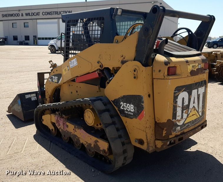 image for item DQ6967 2013 Caterpillar 259B Series 3 tracked skid steer loader