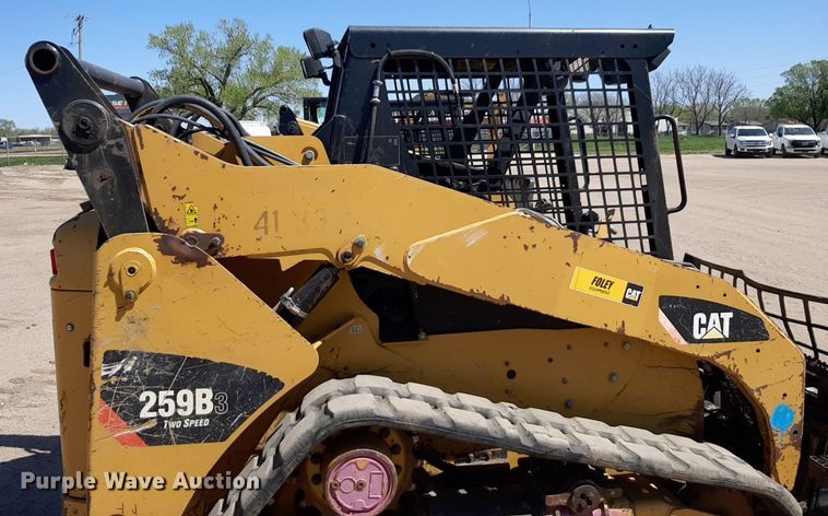 image for item DQ6967 2013 Caterpillar 259B Series 3 tracked skid steer loader