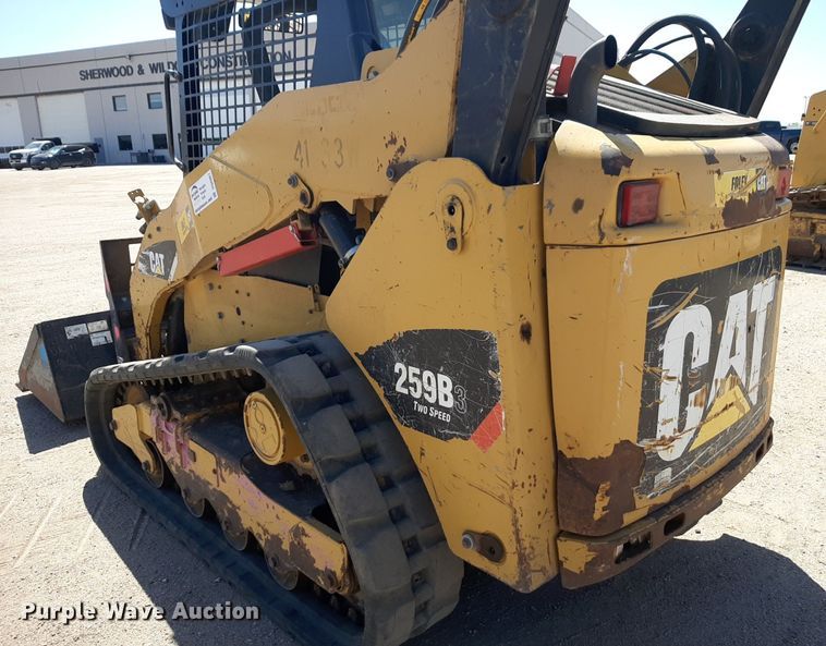 image for item DQ6967 2013 Caterpillar 259B Series 3 tracked skid steer loader