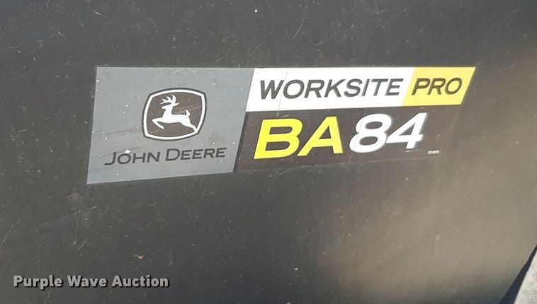 image for item DQ7006 John Deere BA84 skid steer broom