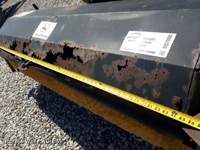 image for item DQ7006 John Deere BA84 skid steer broom