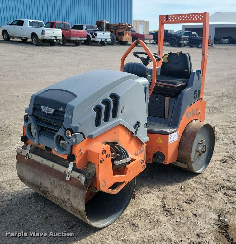 image for item DR4283 2015 Hamm HD10CVV double drum vibratory roller