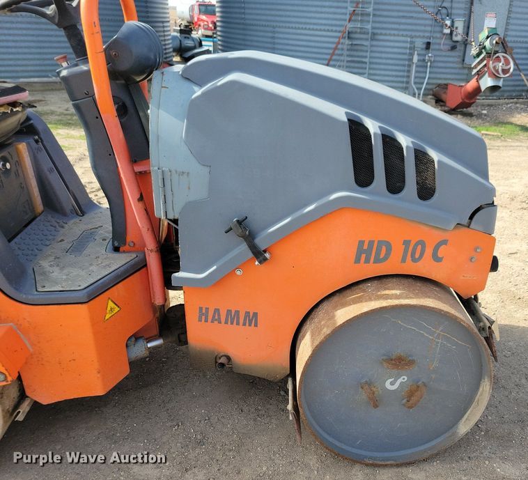 image for item DR4283 2015 Hamm HD10CVV double drum vibratory roller