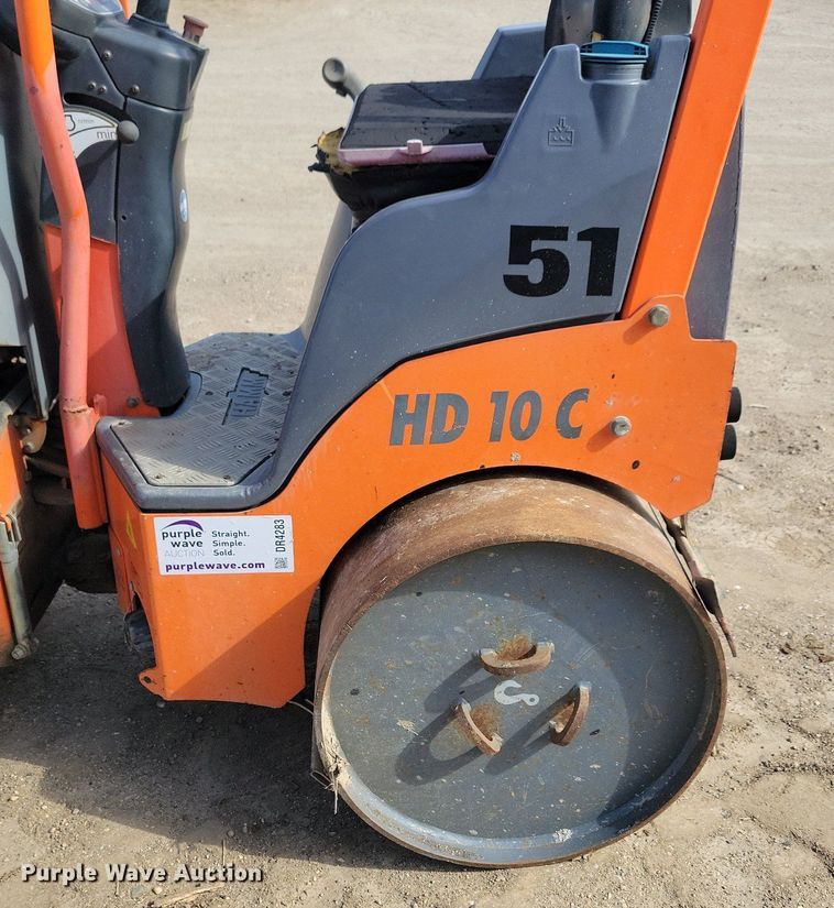 image for item DR4283 2015 Hamm HD10CVV double drum vibratory roller