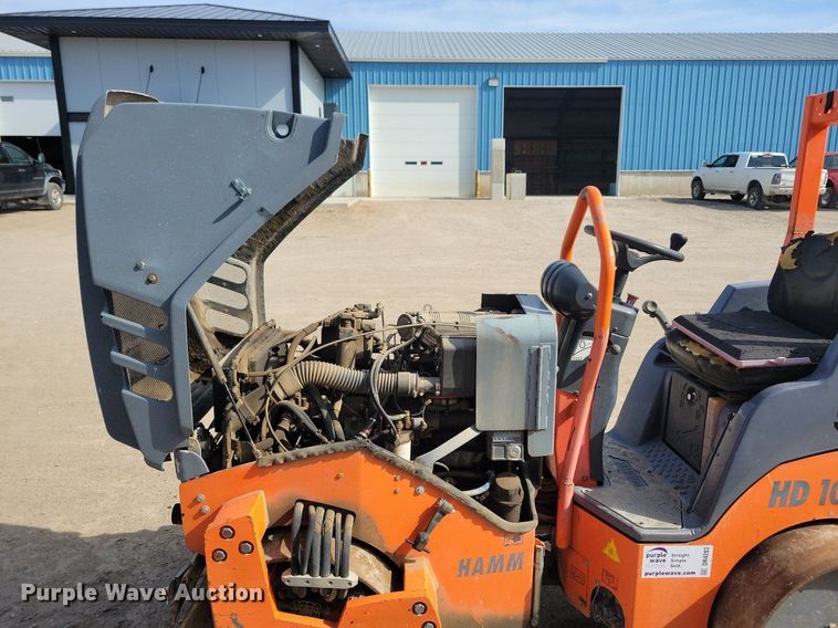 image for item DR4283 2015 Hamm HD10CVV double drum vibratory roller