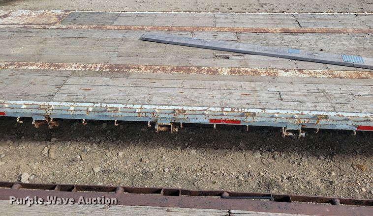 image for item DR4284 1995 Fontaine drop deck equipment trailer