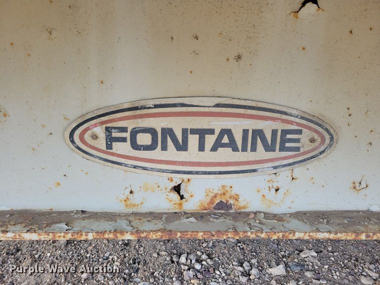 image for item DR4284 1995 Fontaine drop deck equipment trailer