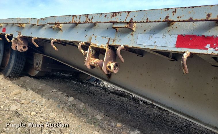 image for item DR4284 1995 Fontaine drop deck equipment trailer