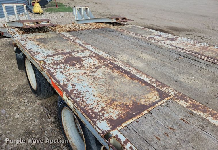 image for item DR4284 1995 Fontaine drop deck equipment trailer