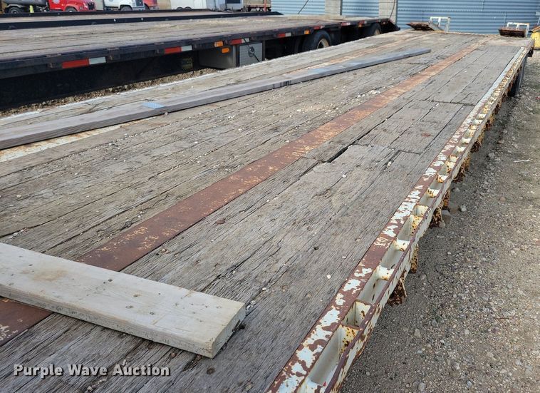 image for item DR4284 1995 Fontaine drop deck equipment trailer