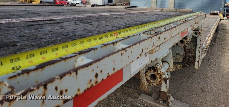 image for item DR4284 1995 Fontaine drop deck equipment trailer