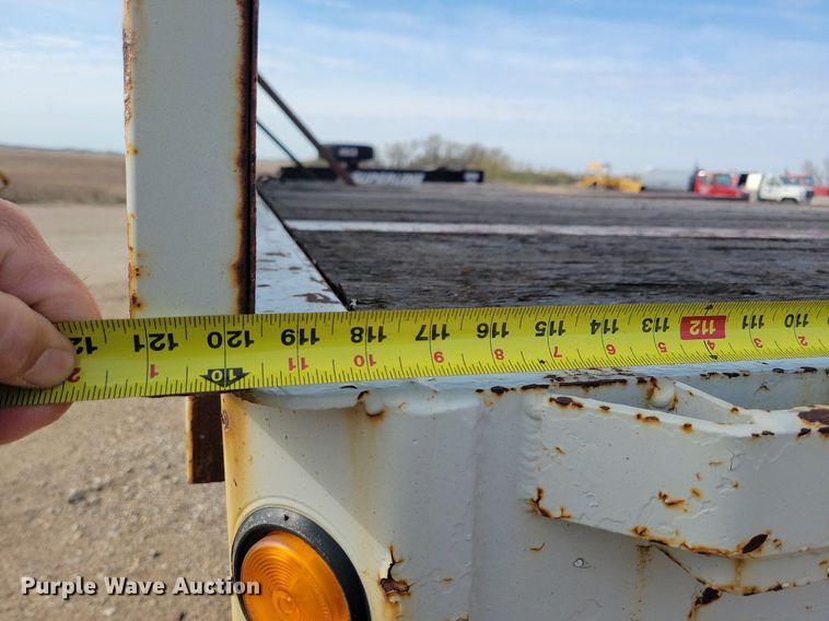 image for item DR4284 1995 Fontaine drop deck equipment trailer