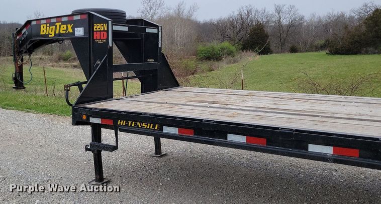 image for item DR7960 2022 BigTex 22GN-35BK+5MR equipment trailer