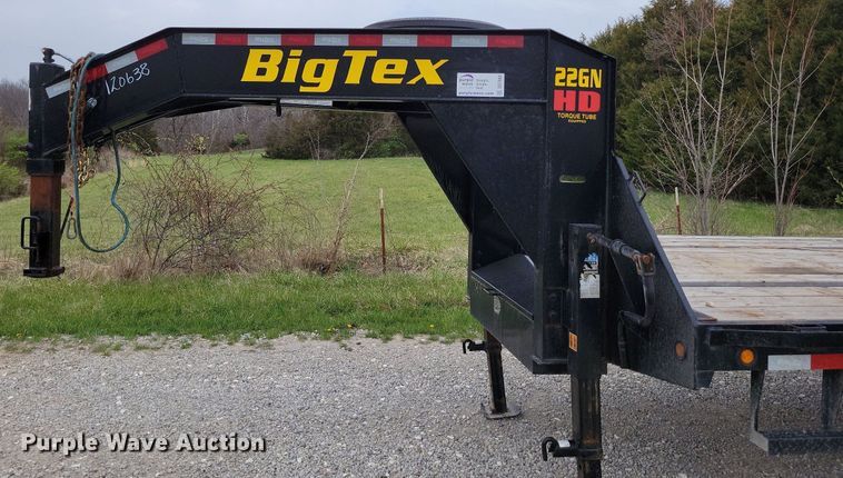 image for item DR7960 2022 BigTex 22GN-35BK+5MR equipment trailer