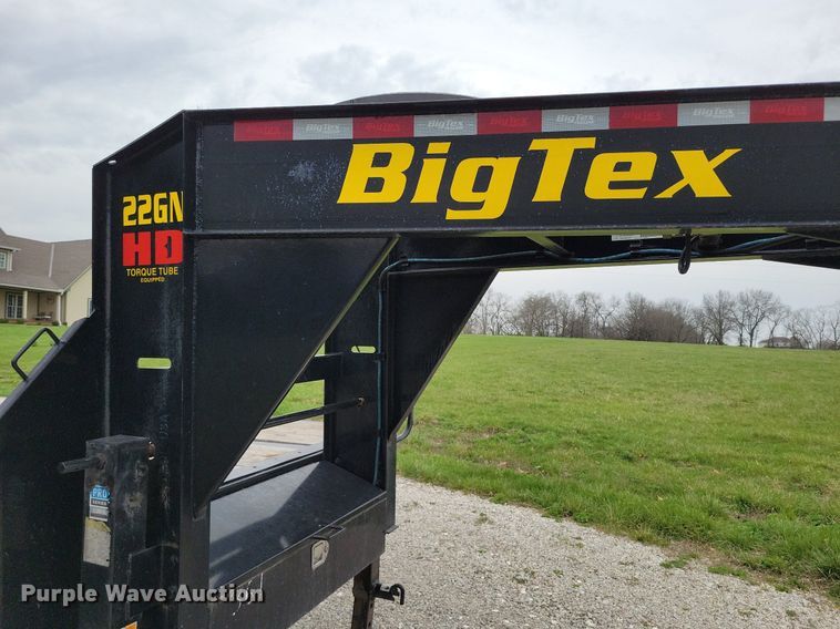 image for item DR7960 2022 BigTex 22GN-35BK+5MR equipment trailer