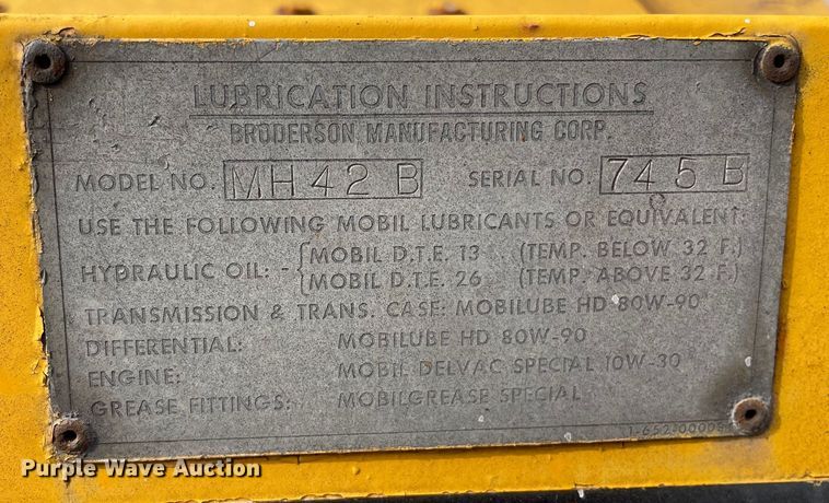 image for item DS5470 Broderson  745B drop hammer