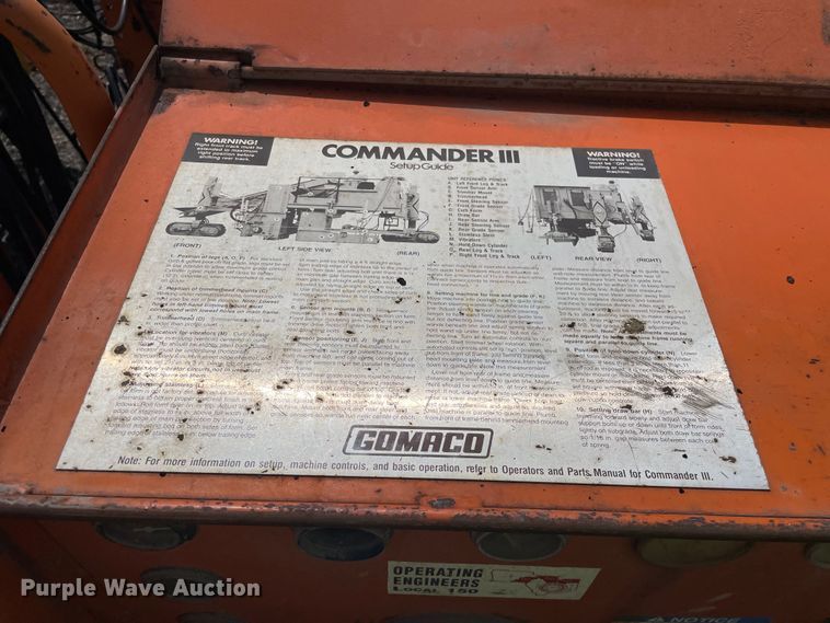 image for item DS5477 Gomaco  GT6300 slip form paver 