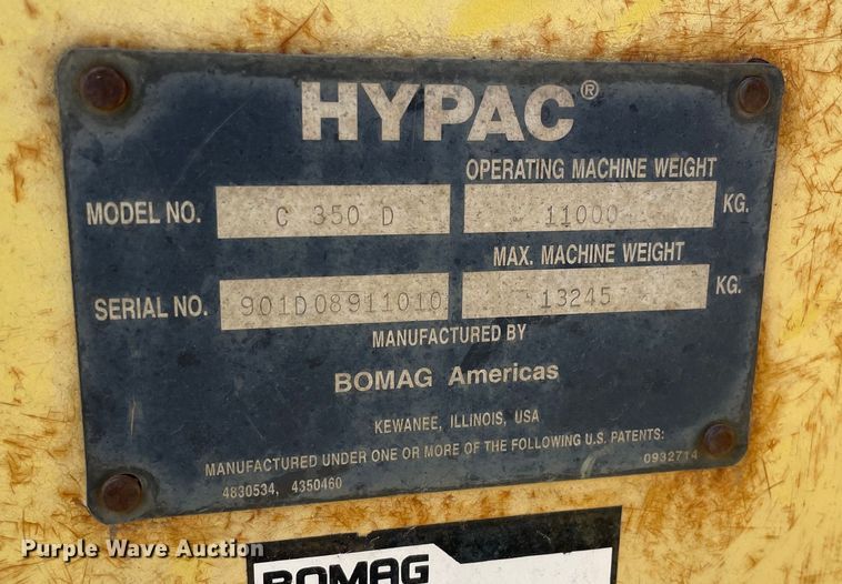 image for item DS5482 Hypac  C350D double drum roller