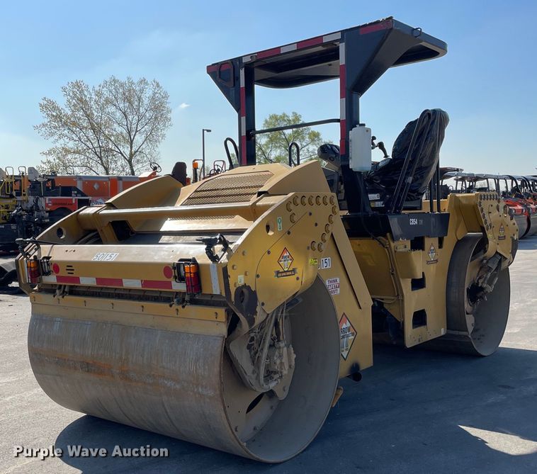 image for item DS5488 2012 Caterpillar  CB54XW double drum vibratory roller