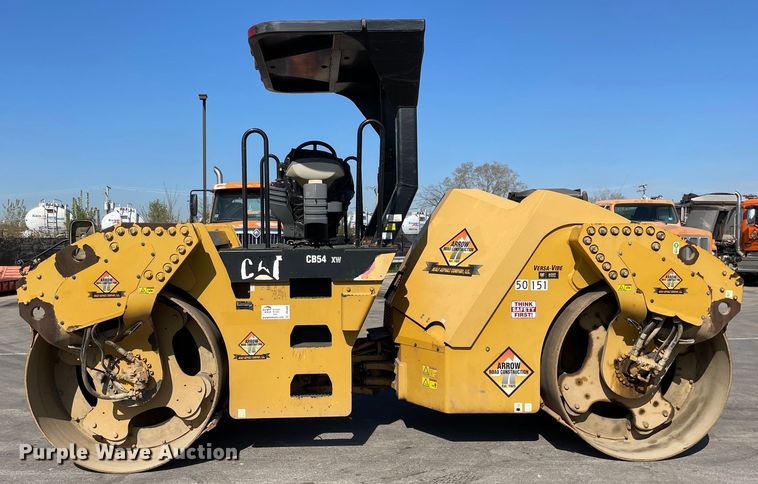 image for item DS5488 2012 Caterpillar  CB54XW double drum vibratory roller