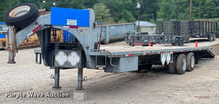 image for item DU3000 1998 Odom equipment trailer