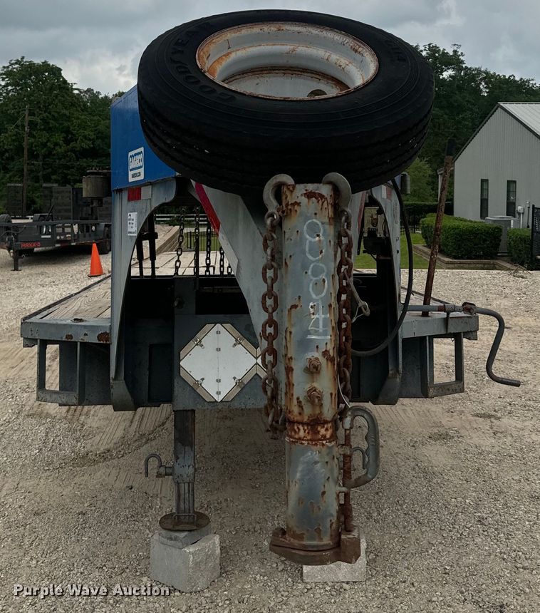 image for item DU3000 1998 Odom equipment trailer