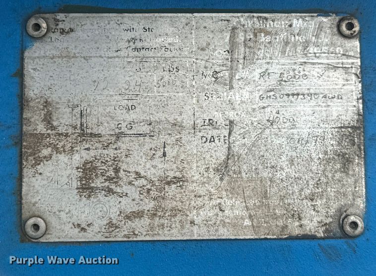 image for item DU3001 1999 Chrisman RT5000 Navigator forklift