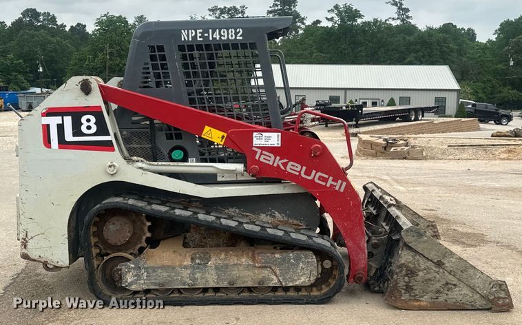 image for item DU3002 2018 Takeuchi TL8 tracked skid steer loader