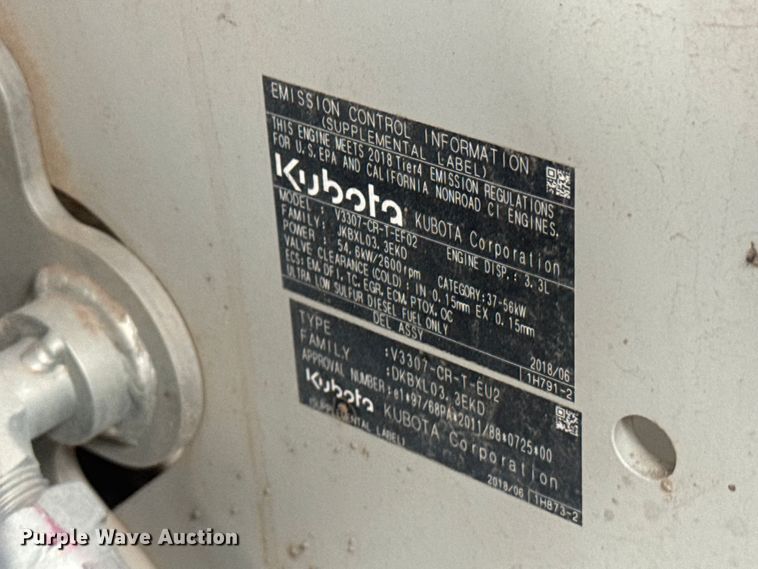 image for item DU3002 2018 Takeuchi TL8 tracked skid steer loader