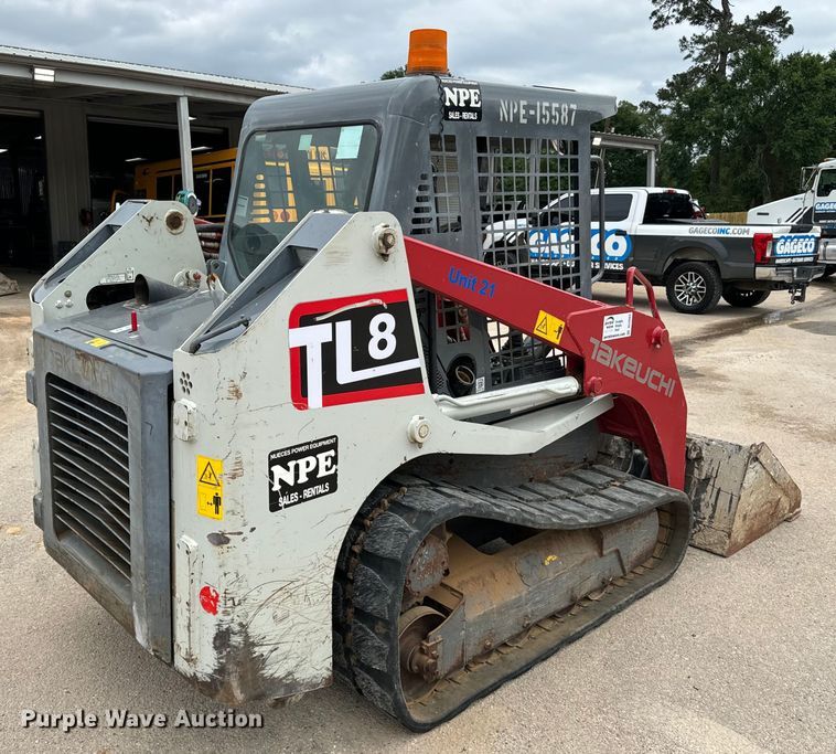 image for item DU3003 2019 Takeuchi TL8 tracked skid steer loader