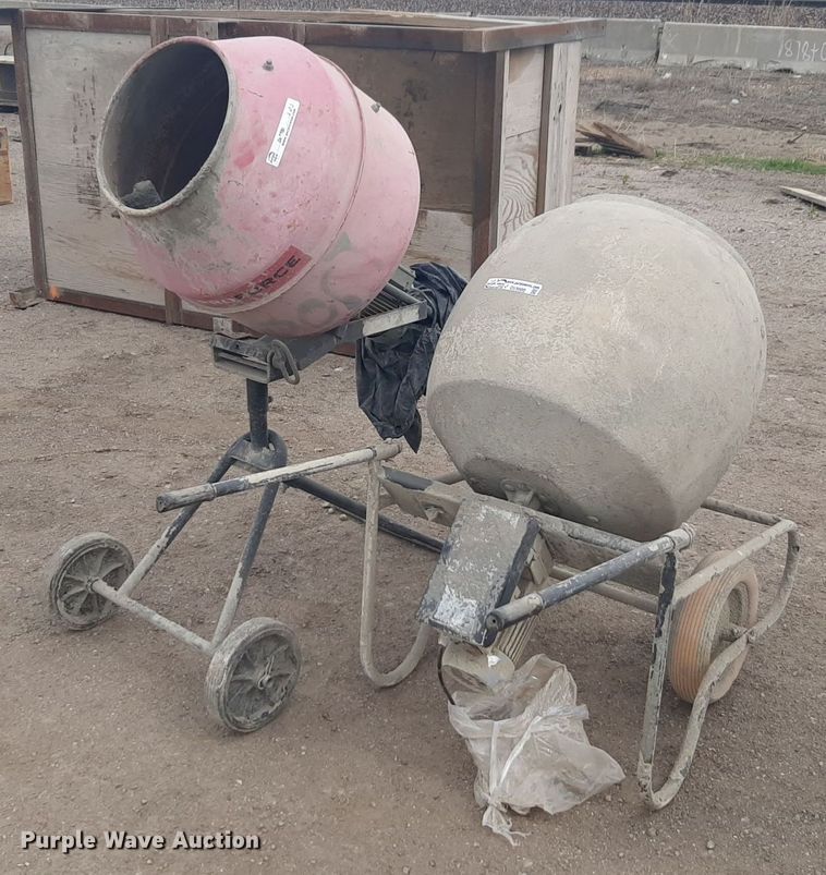 image for item DV9980 (2) concrete mixers