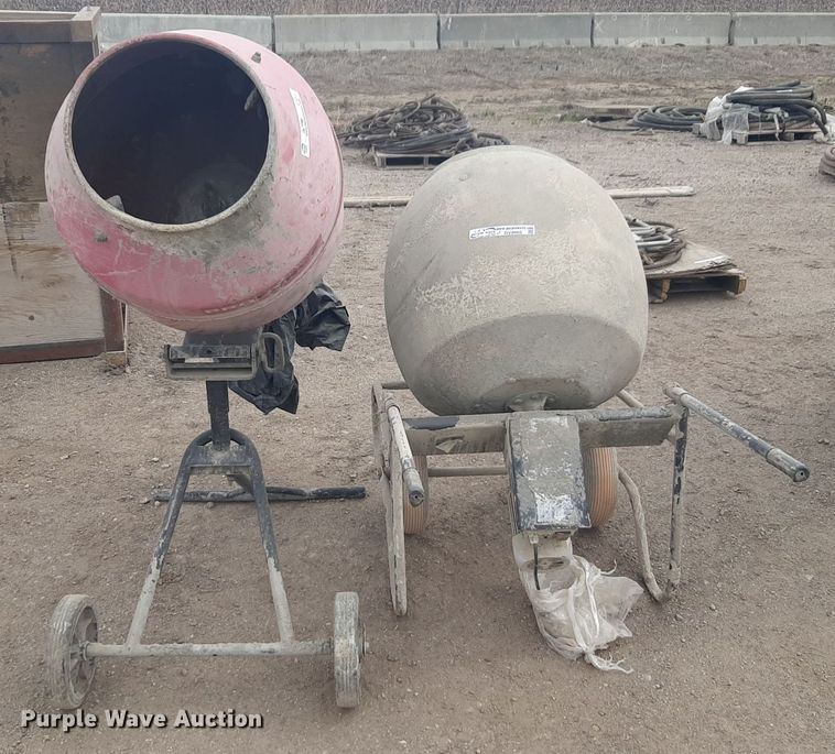 image for item DV9980 (2) concrete mixers