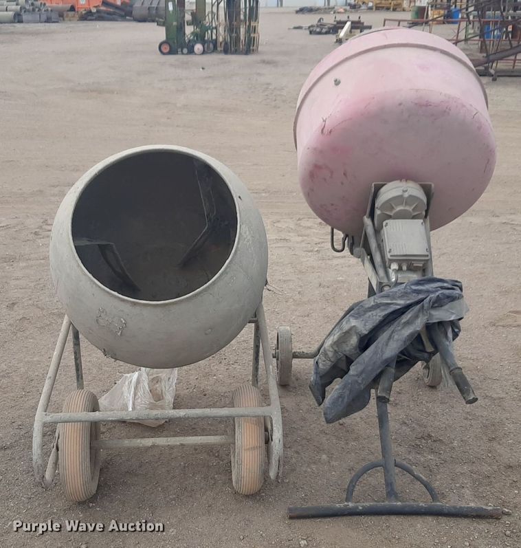 image for item DV9980 (2) concrete mixers