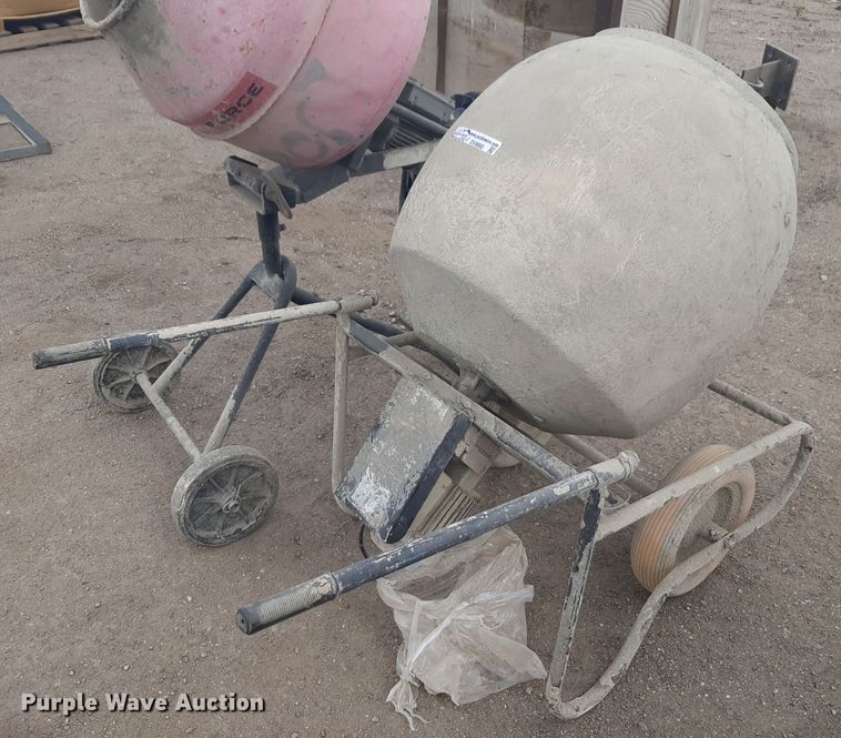 image for item DV9980 (2) concrete mixers