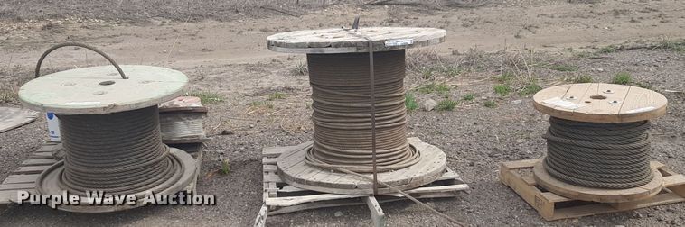 image for item DV9992 (7) spools of cable 