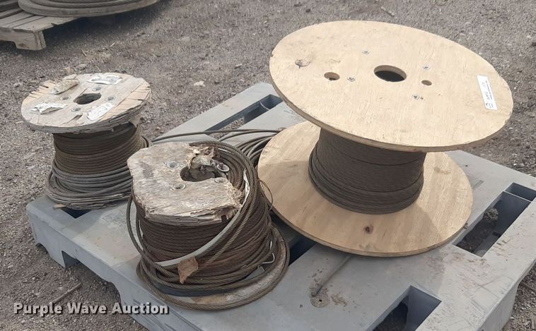 image for item DV9992 (7) spools of cable 