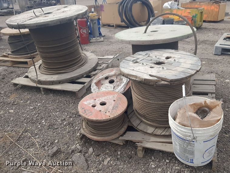image for item DV9992 (7) spools of cable 