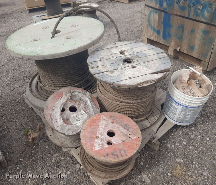 image for item DV9992 (7) spools of cable 