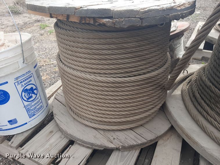 image for item DV9992 (7) spools of cable 