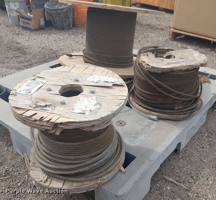 image for item DV9992 (7) spools of cable 