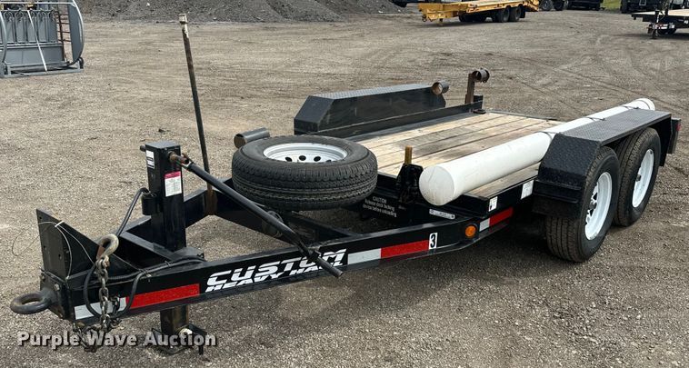 image for item EG1379 2019 Lucon Custom Heavy Haul  tilt deck utility trailer