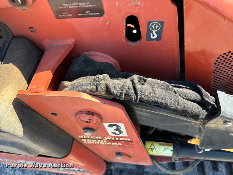 image for item EH3868 2017 Ditch Witch Sk1050 compact utility loader