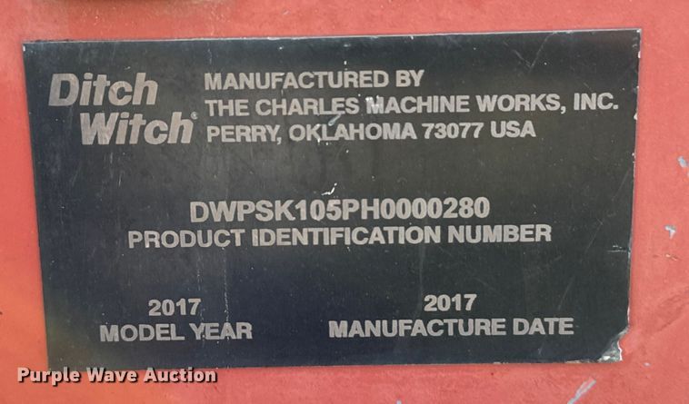 image for item EH3868 2017 Ditch Witch Sk1050 compact utility loader