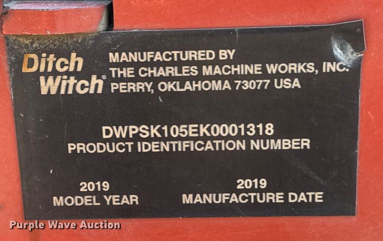 image for item EH3869 2019 Ditch Witch  SK1050 compact utility loader