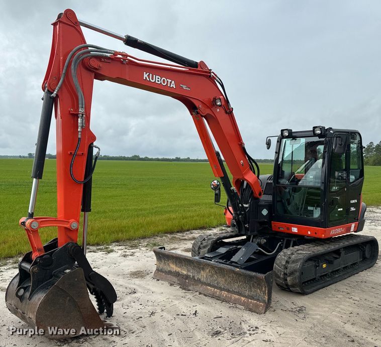 image for item EH5400 2019 Kubota KX080-4S mini excavator