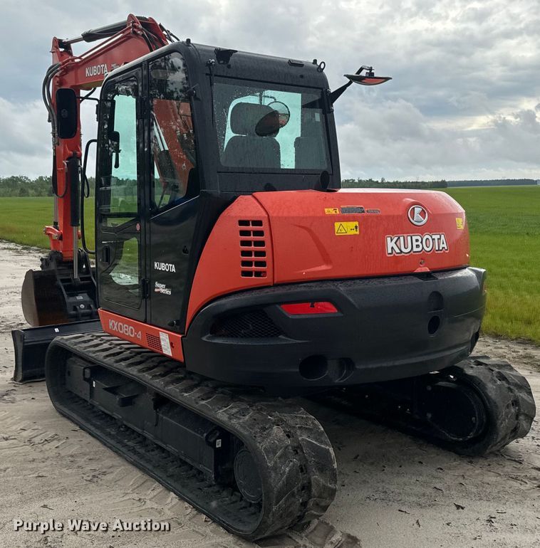 image for item EH5400 2019 Kubota KX080-4S mini excavator