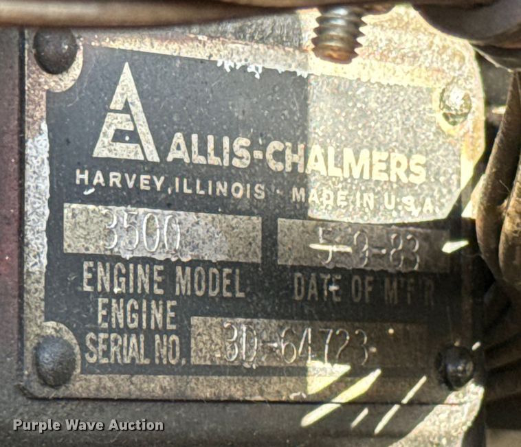 image for item EH5482 1978 Fermont MEP006A generator