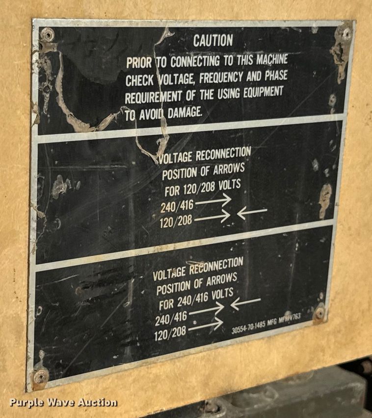 image for item EH5482 1978 Fermont MEP006A generator