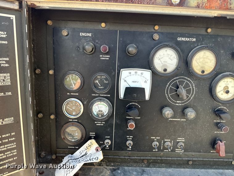 image for item EH5482 1978 Fermont MEP006A generator