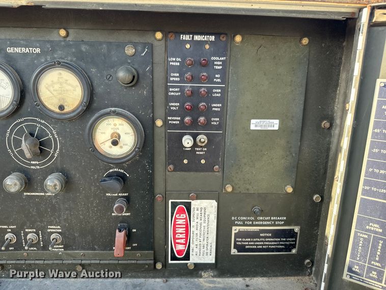 image for item EH5482 1978 Fermont MEP006A generator